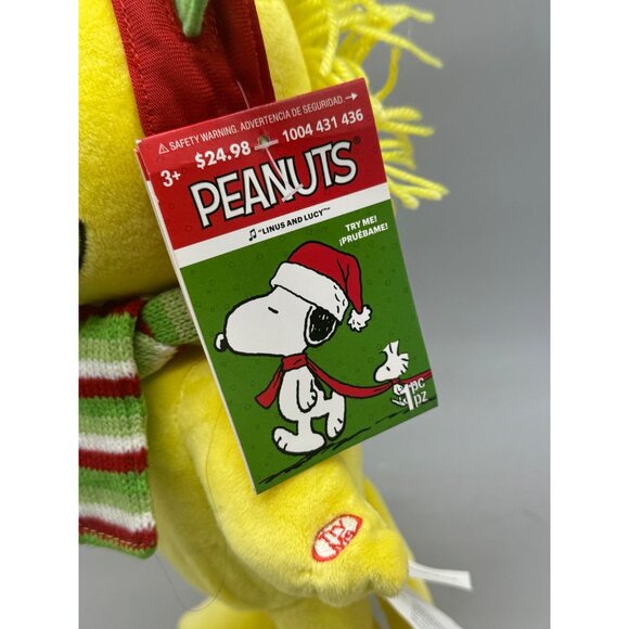Woodstock Peanut Plush Plays Linus & Lucy Peanuts 2022 Edition NWT READ - Picture 6 of 8